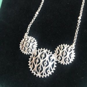 Lucky Brand Pave Collar Silver Necklace